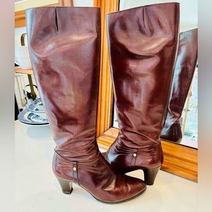 Vintage Salvatore Ferragamo Italian Leather Boots